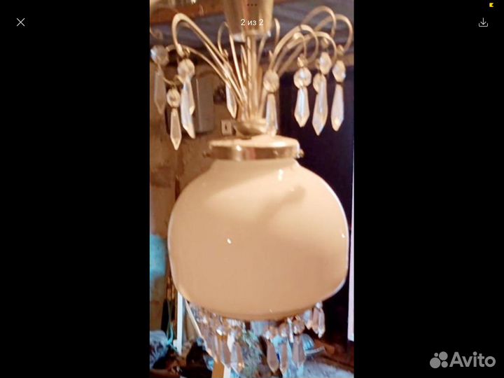 Люстра СССР хрустальные невеста