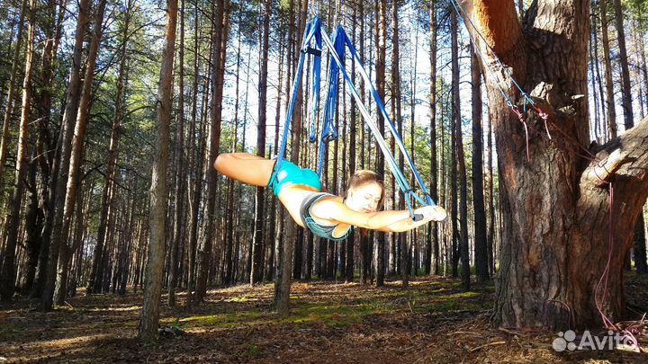 Йога (с гамаком) оздоровление позвоночника