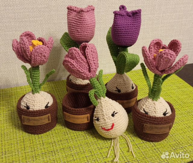 Вязанные мягкие игрушки и сувениры ручной работы
