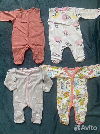 Пакет вещей для новожденной девочки, гардероб 0-3