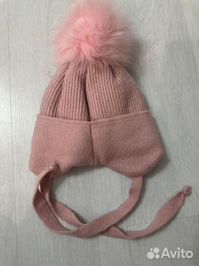 Комплект шапка, шарф зимние новые