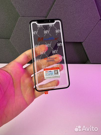 Стекло + оса на iPhone X/XS