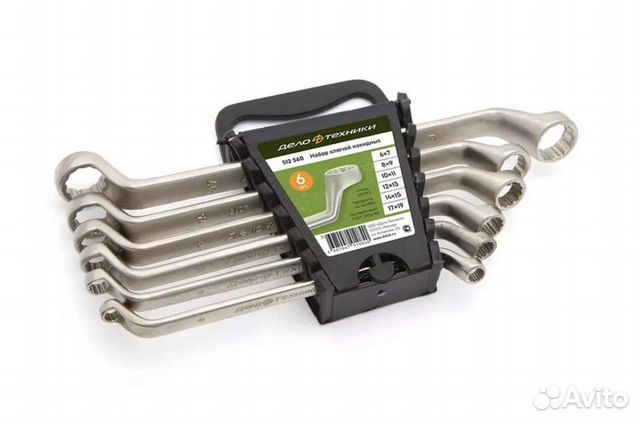 Набор накидных ключей 6 пред. Дело Техники