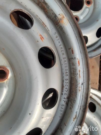 Диск штампованный r 14 Chevrolet Lacetti