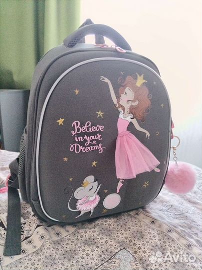 Рюкзак школьный для девочки grizzly