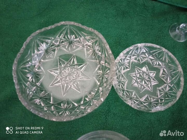 Старинная посуда стекло