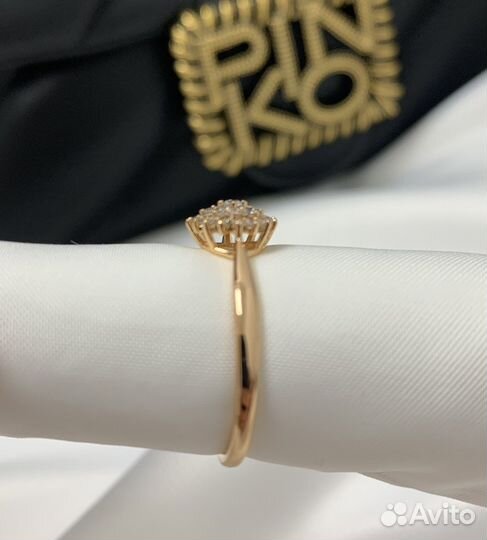 Медицинское золото кольцо 20 размер