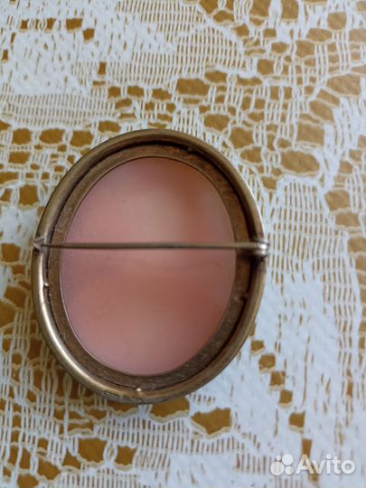 Брошь камея винтаж