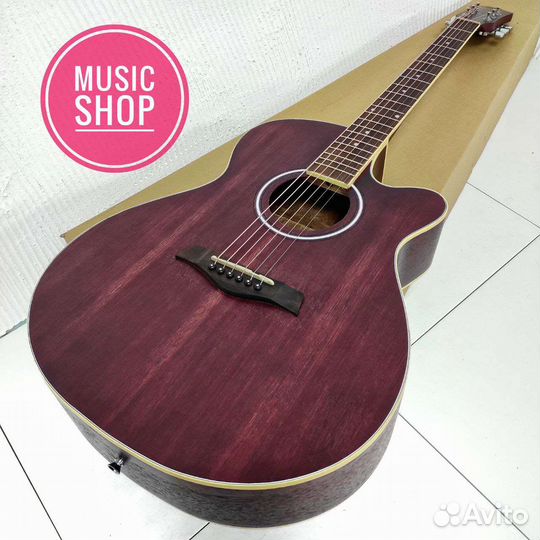 Гитара новая акустическая Sevillia красное дерево