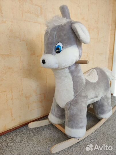 Козленок качалка музыкальная