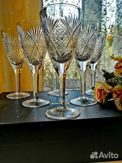 Фужеры хрустальные СССР