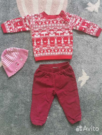 Джинсы, кофта на 86 р и шапка на 48-50 р