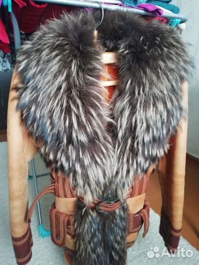 Дубленка размер 42-44