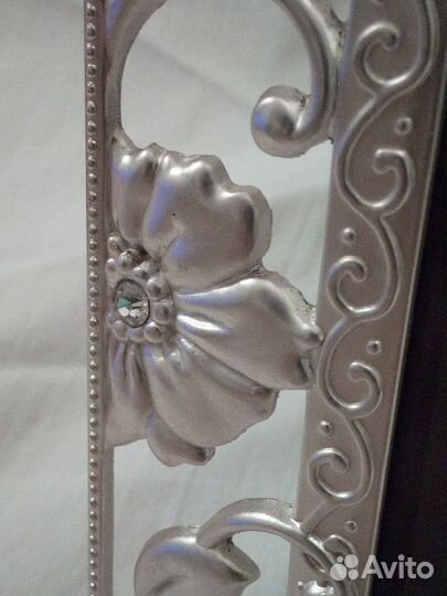 Рамка для фотографий металл / стекло / стразы