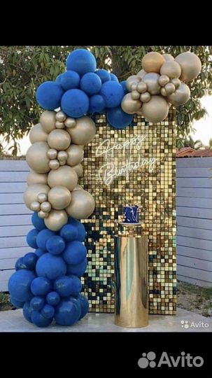 Фотозона живые пайетки