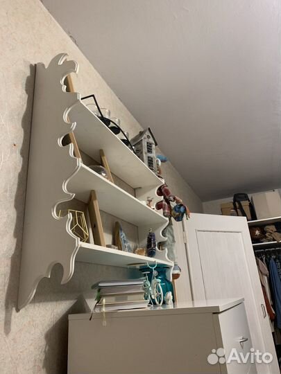 Полка настенная деревянная