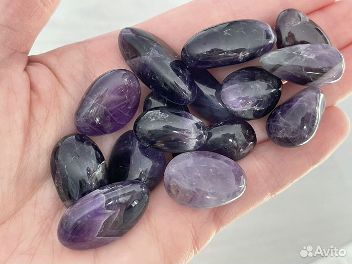 Аметист Уругвай галтовка