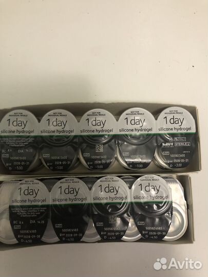 Линзы контактные однодневные