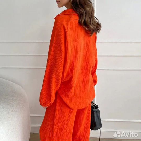 Костюм летний женский новый двойка 50-52