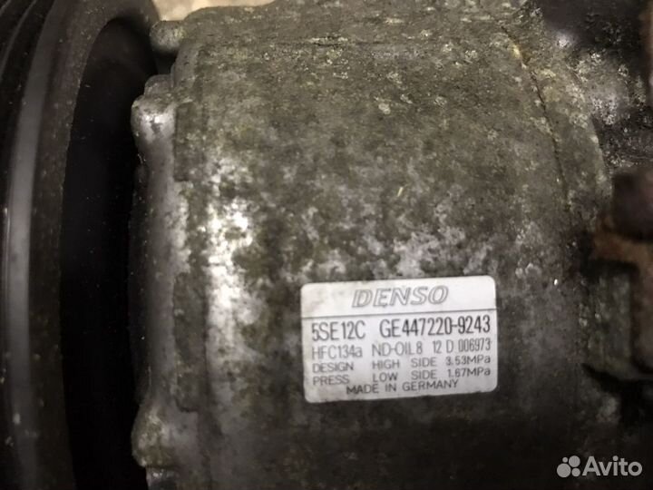 Компрессор кондиционера Toyota Avensis Auris 1.8