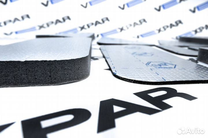 Комплект виброшумопоглощающий капота Лада Ларгус