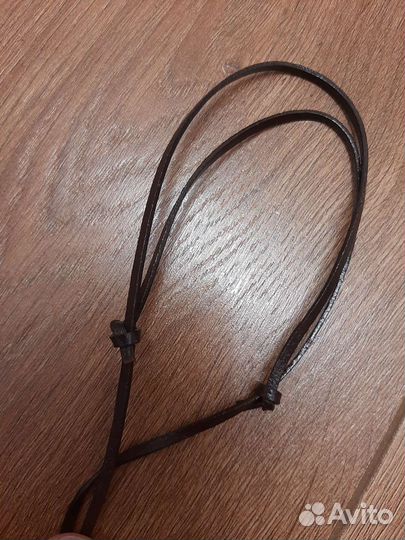 Подвеска гаечный ключ крест кожаный шнурок