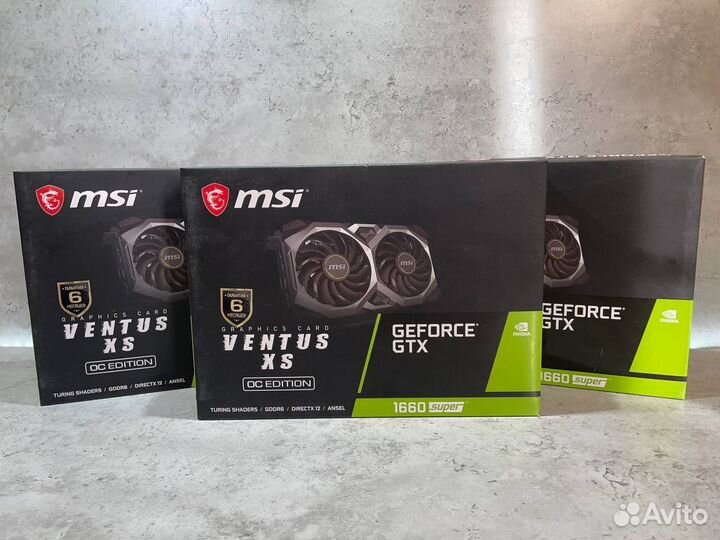 Видеокарта rtx 1660super гарантия/родная коробка