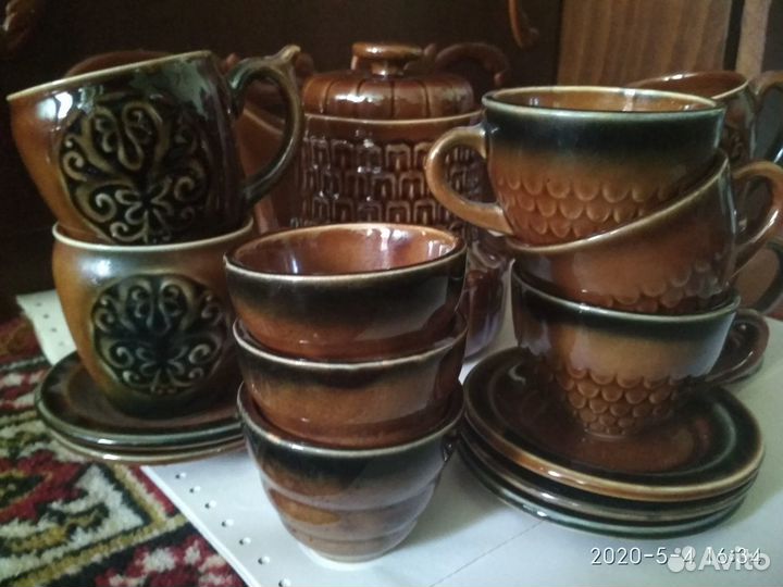 Сервиз чайно-кофейный керамика