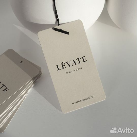 Печать визиток, навесных ярлыков, бирки с лого