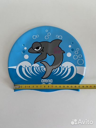 Очки и шапочка для плавания детская arena