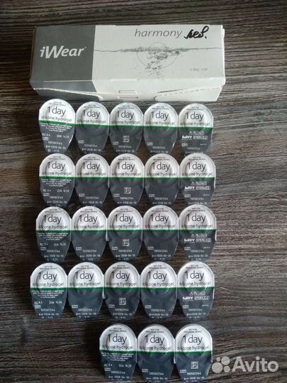 Линзы контактные однодневные