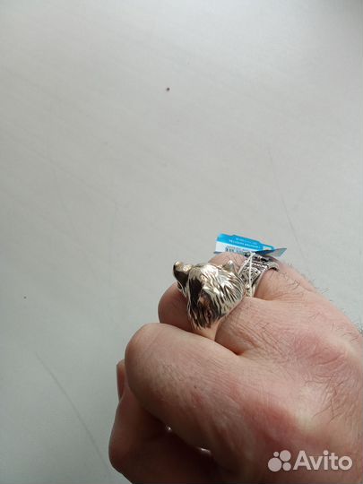 Серебряное кольцо мужское печатка