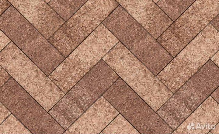 Тротуарная плитка паркет