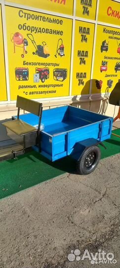 Телега прицеп для мотоблока Forza до 300кг, тормоз