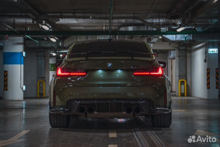 Карбоновый диффузор BMW M4 G82 сухой карбон