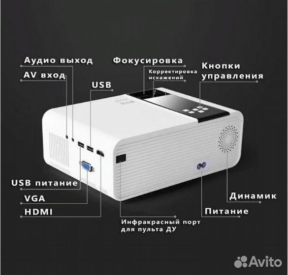 Видеопроектор Thundeal TD-90 Android Wi-Fi