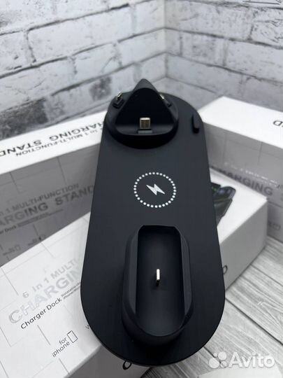 Беспроводная зарядная док-станция 6в1