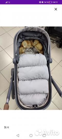 Зимний конверт в коляску