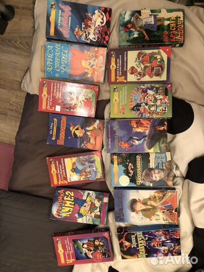 Мультфильмы 90-2000 х годов в коробках и без