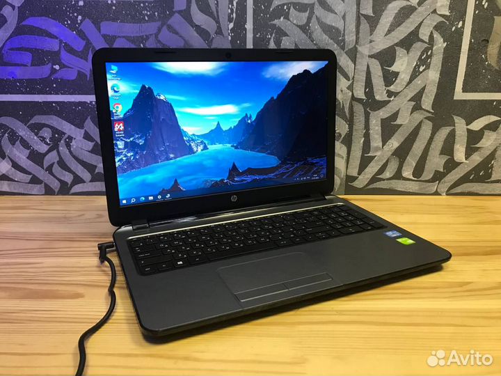 Шустрый ноутбук HP GeForce/Intel/SSD/8Gb