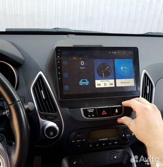 Магнитола Hyundai ix35 Android 8 ядер SIM Qled
