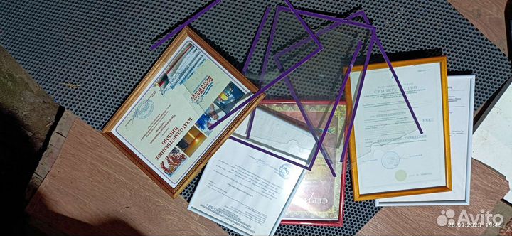 Рамки для дипломов наград