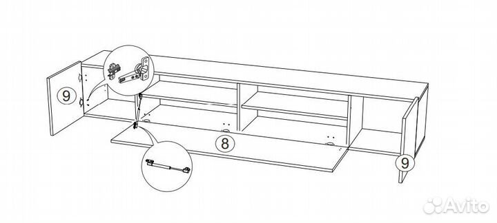 Тумба под тв Кантри