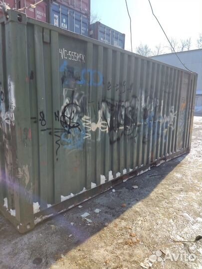 Контейнер 20 футов морской бу