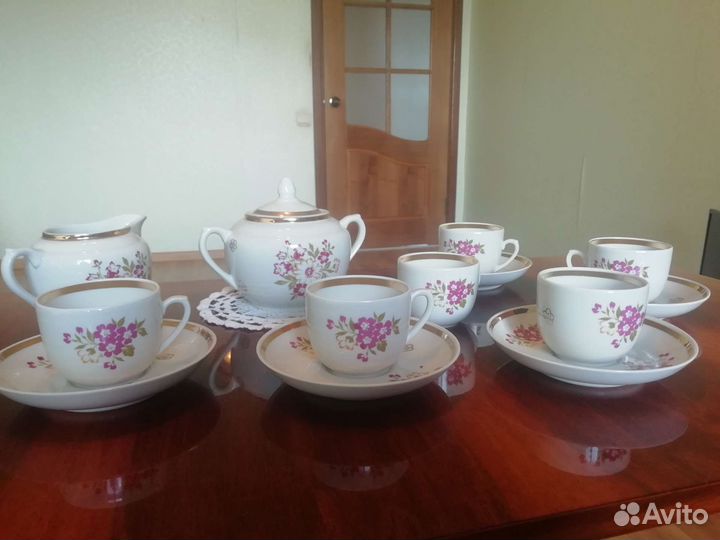 Сервиз кофейный Дмитровский фарфор