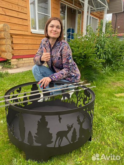 Костровая чаша круглая с доставкой