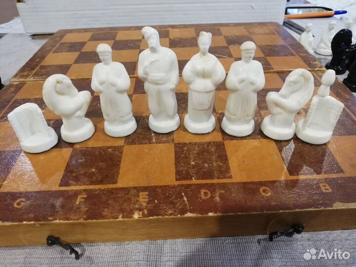Шахматы СССР Казаки Хохлы Подарочные Сувенирные