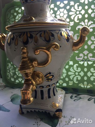 Самовар Гжель СССР