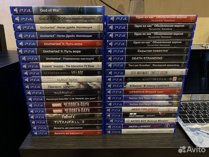 Диски с играми для Sony PS4