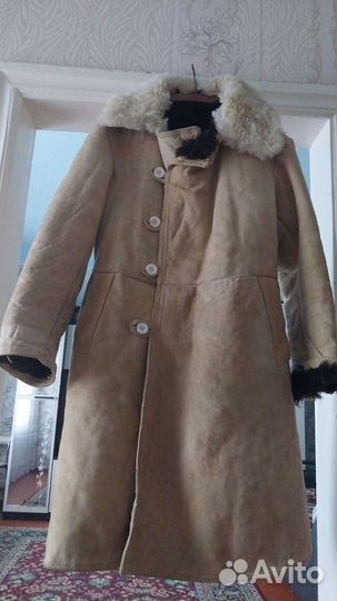 Тулуп из овчины армейский